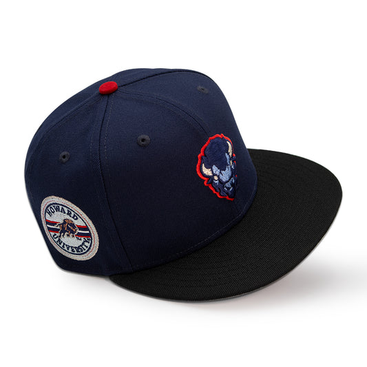 Howard Bisons "HOW U B?" Exclusive New Era 59Fifty Fitted Hat - Nightshift/Black