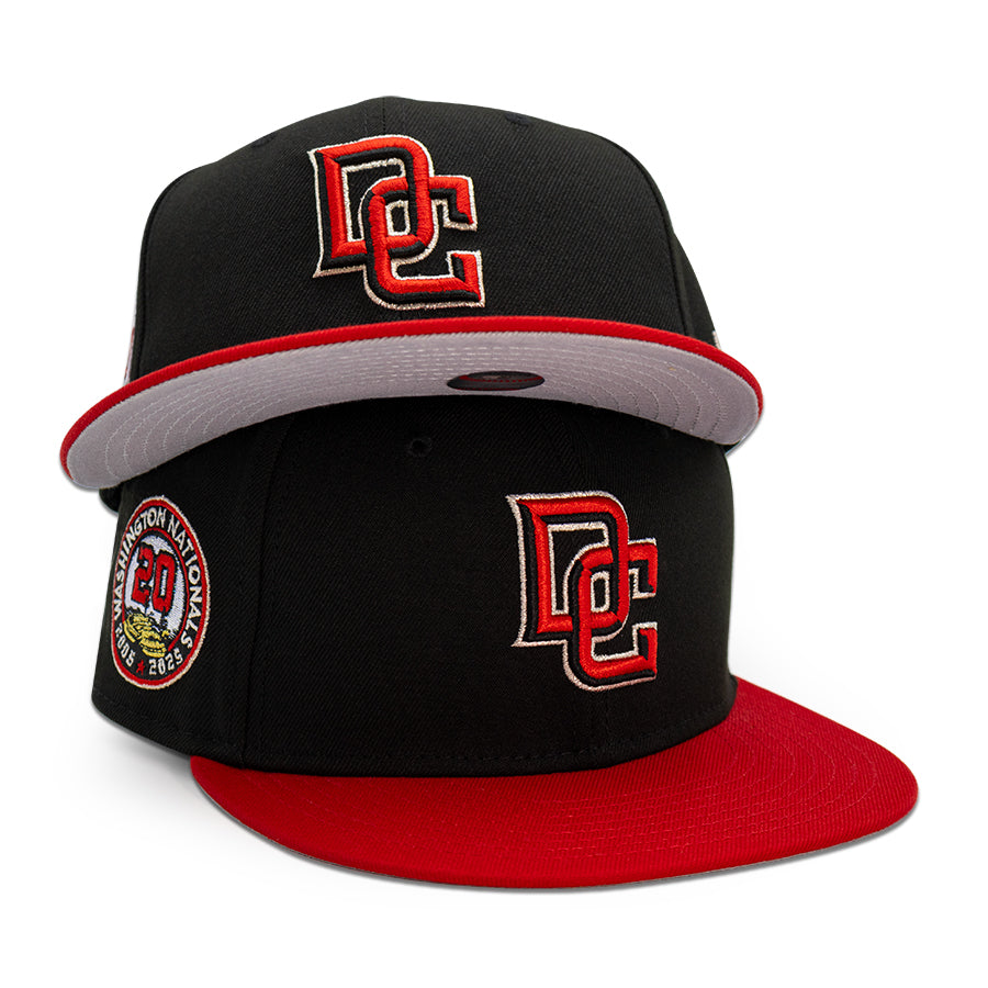 Washington Nationals "DRACULA’S CURSE” Exclusive New Era 59Fifty Fitted Hat - Black/Red