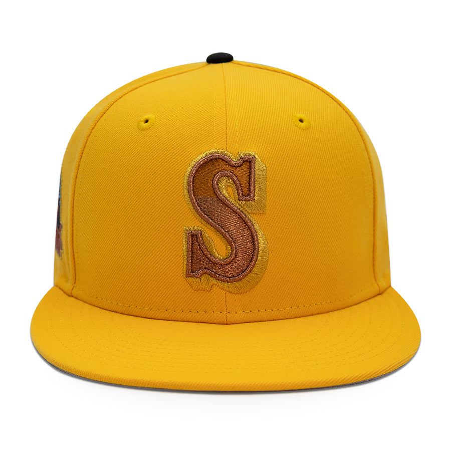 Seattle Mariners "ABYSSS" Exclusive New Era 59Fifty Fitted Hat - A-GOLD