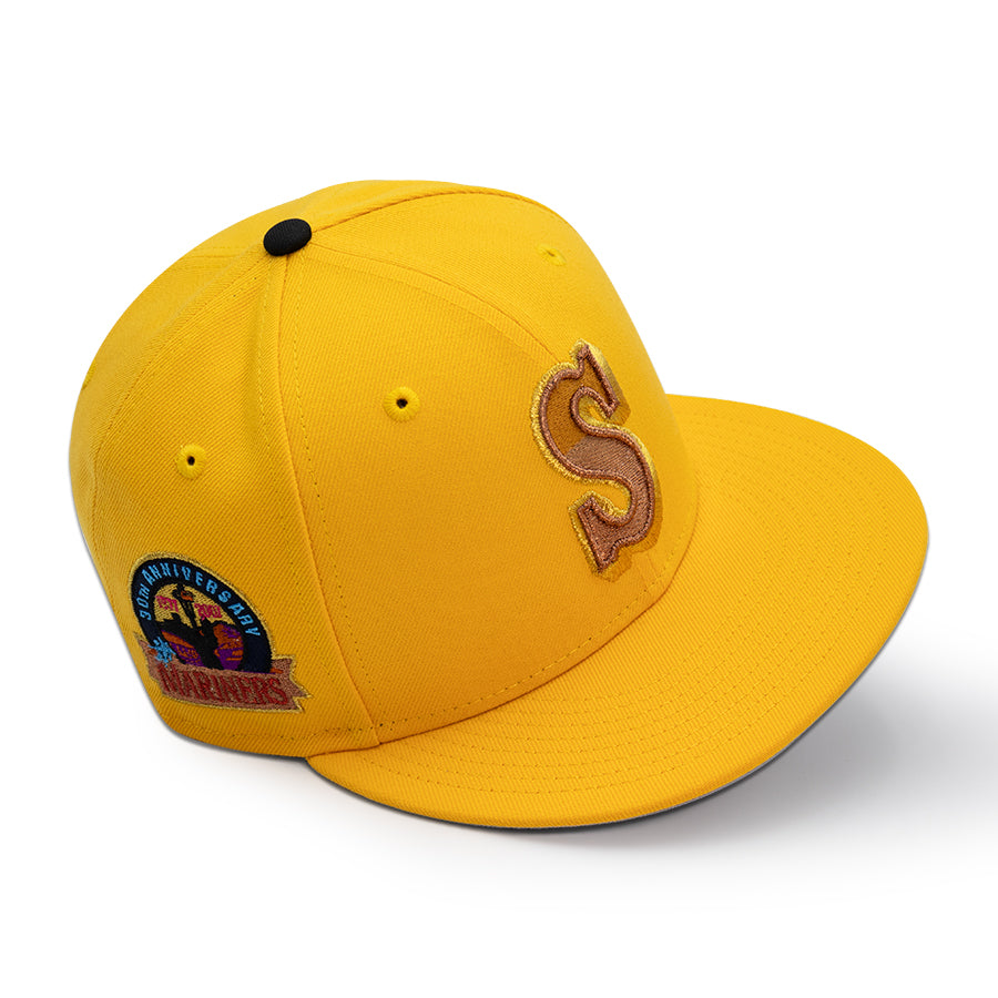 Seattle Mariners "ABYSSS" Exclusive New Era 59Fifty Fitted Hat - A-GOLD