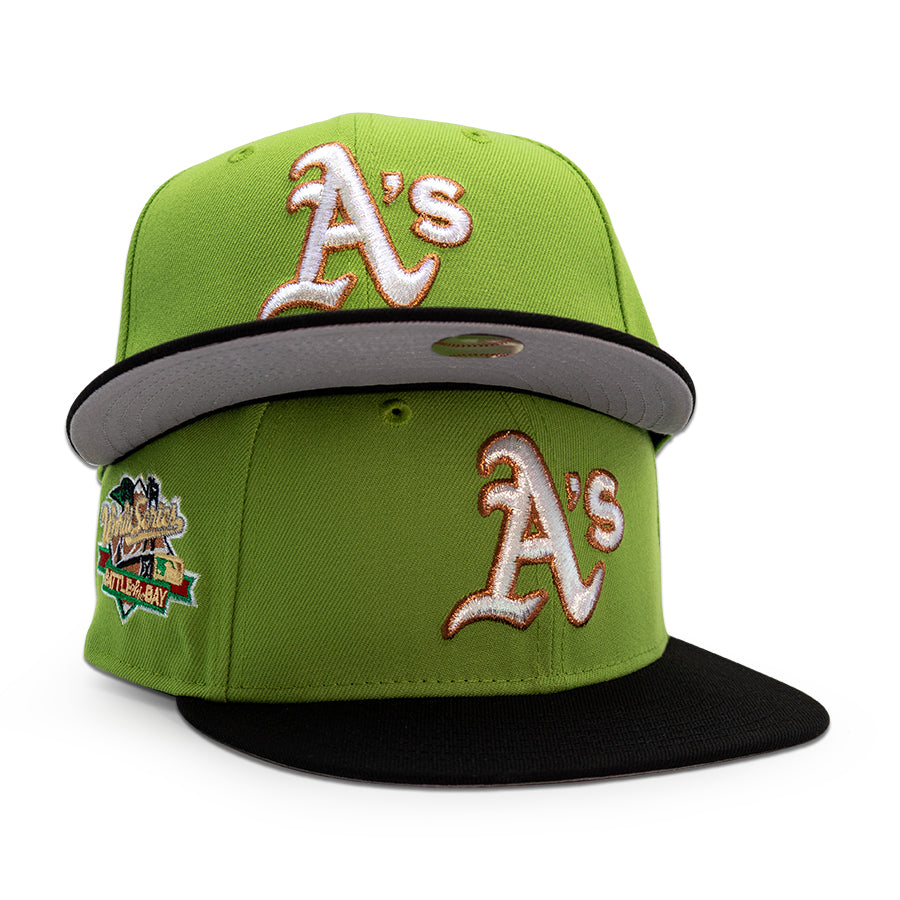 Oakland Athletics "ANDROID 16" Exclusive New Era 59Fifty Fitted Hat - Matcha/Black