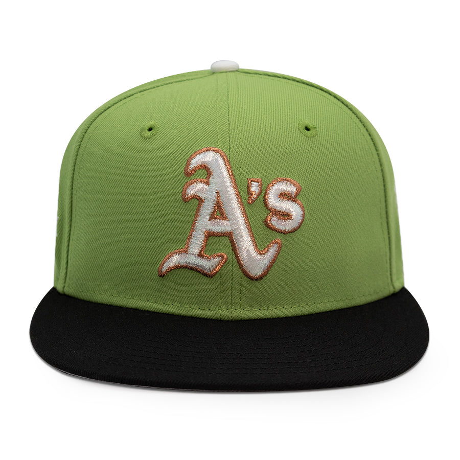 Oakland Athletics "ANDROID 16" Exclusive New Era 59Fifty Fitted Hat - Matcha/Black