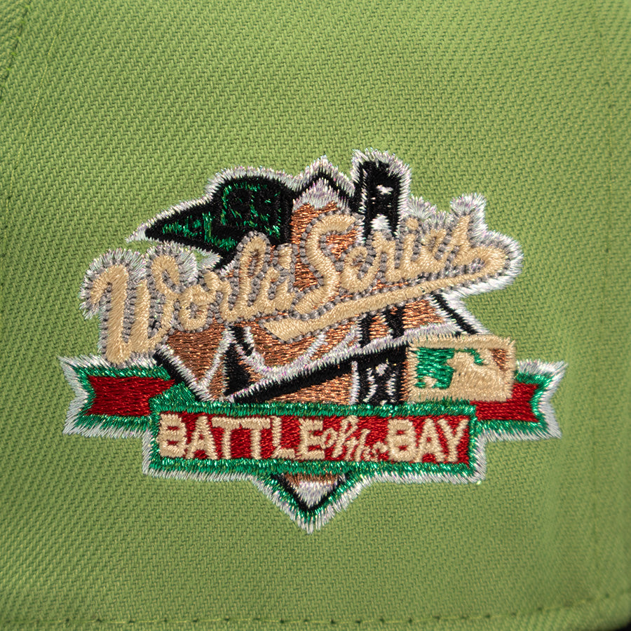 Oakland Athletics "ANDROID 16" Exclusive New Era 59Fifty Fitted Hat - Matcha/Black