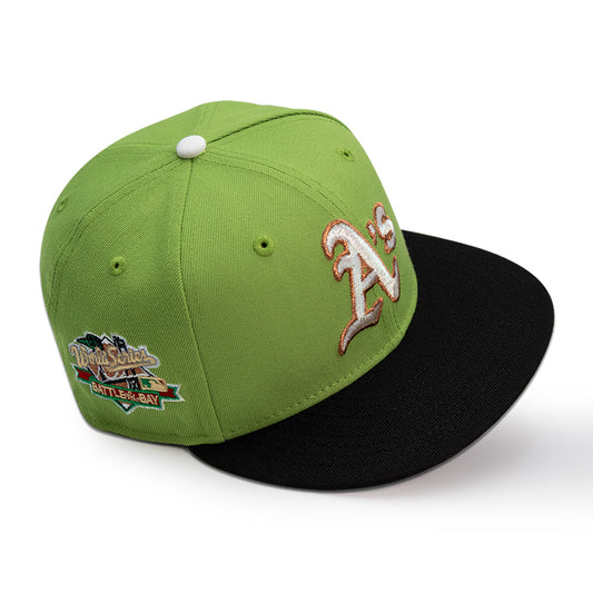 Oakland Athletics "ANDROID 16" Exclusive New Era 59Fifty Fitted Hat - Matcha/Black