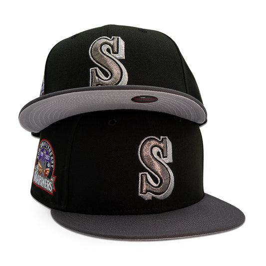 Seattle Mariners "S.H. SASUKE" Exclusive New Era 59Fifty Fitted Hat - Black/Graphite