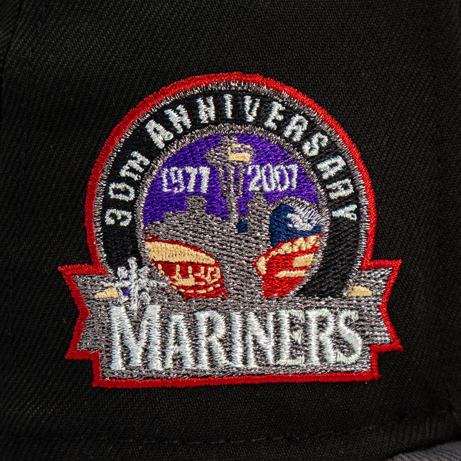Seattle Mariners "S.H. SASUKE" Exclusive New Era 59Fifty Fitted Hat - Black/Graphite