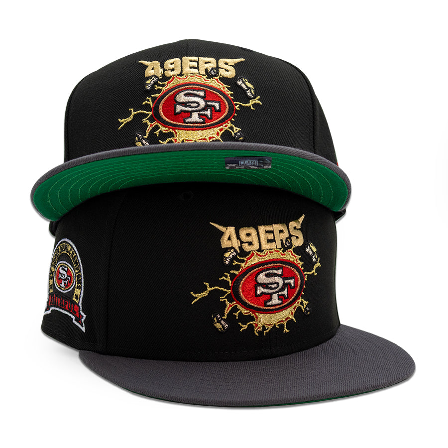 San Francisco 49ers "THE FUTURE" Exclusive New Era 59Fifty Fitted Hat - Black/Graphite