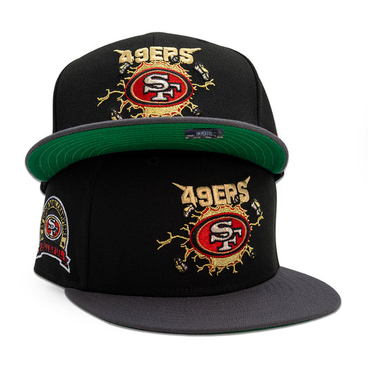 San Francisco 49ers "THE FUTURE" Exclusive New Era 59Fifty Fitted Hat - Black/Graphite