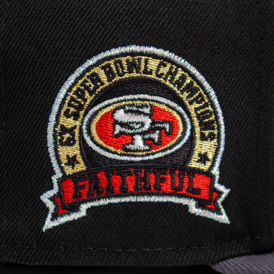 San Francisco 49ers "THE FUTURE" Exclusive New Era 59Fifty Fitted Hat - Black/Graphite