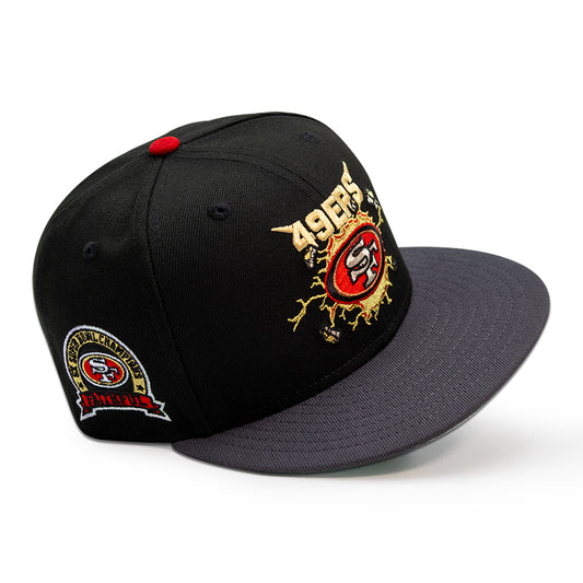 San Francisco 49ers "THE FUTURE" Exclusive New Era 59Fifty Fitted Hat - Black/Graphite