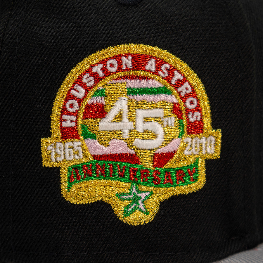 Houston Astros "GOLDEN TOUCH" Exclusive New Era 59Fifty Fitted Hat - Black/Graphite