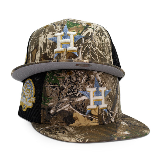 Houston Astros "THE OUTLAW" Exclusive New Era 59Fifty Fitted Hat - Real Tree Trucker
