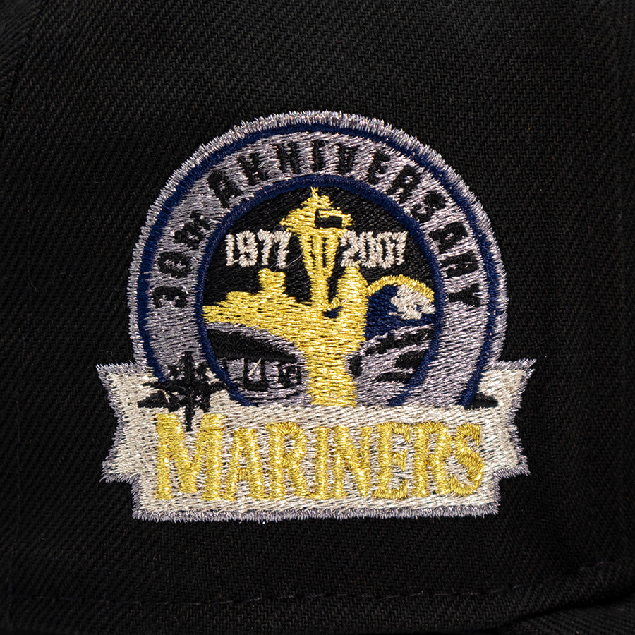 Seattle Mariners "SHURI" Exclusive New Era 59Fifty Fitted Hat - Black