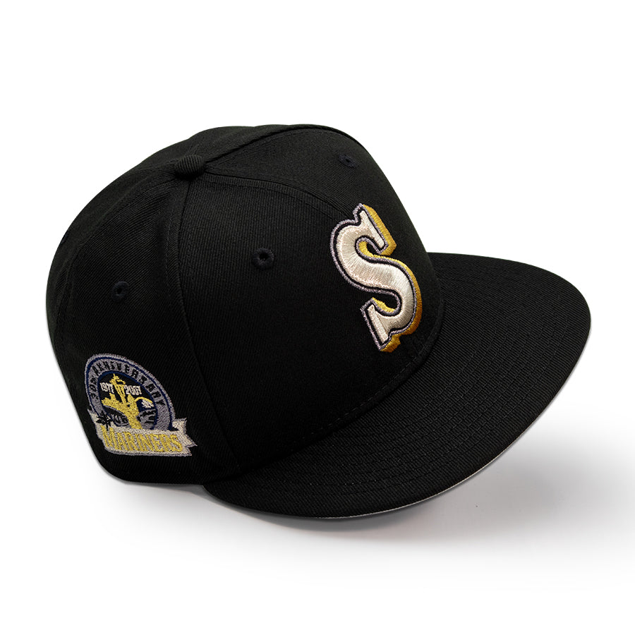 Seattle Mariners "SHURI" Exclusive New Era 59Fifty Fitted Hat - Black