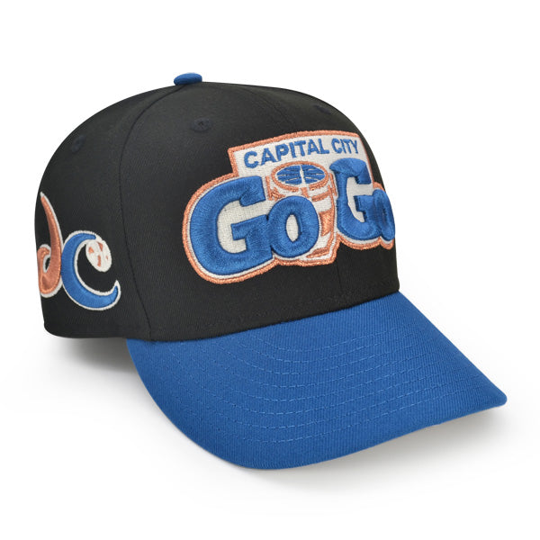 Capital City GoGo Wizards DC Exclusive New Era 9fifty Snapback Hat - Black/Seashore Blue