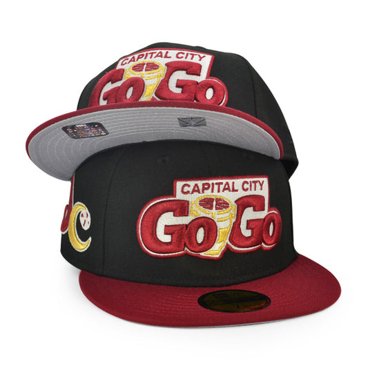 Capital City GoGo Wizards DC Exclusive New Era 59Fifty Fitted Hat - Black/Cardinal