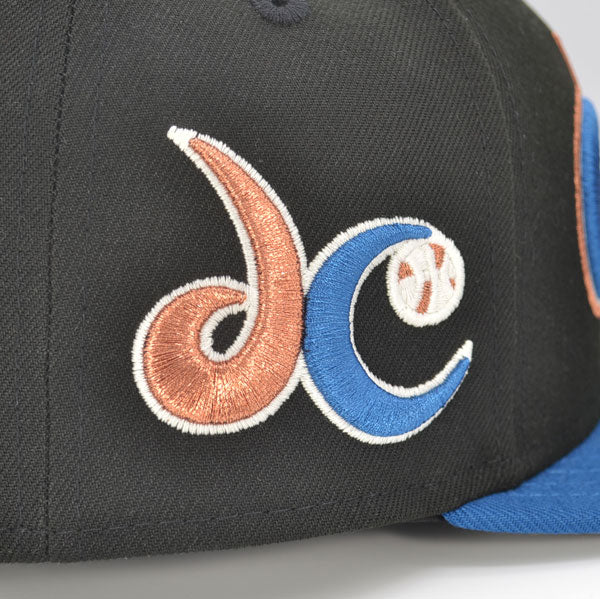 Capital City GoGo Wizards DC Exclusive New Era 9fifty Snapback Hat - Black/Seashore Blue
