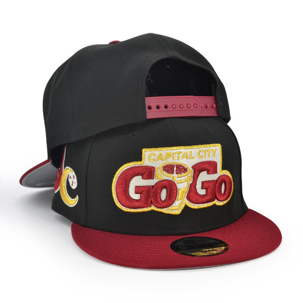 Capital City GoGo Wizards DC Exclusive New Era 9fifty Snapback Hat - Black/Cardinal