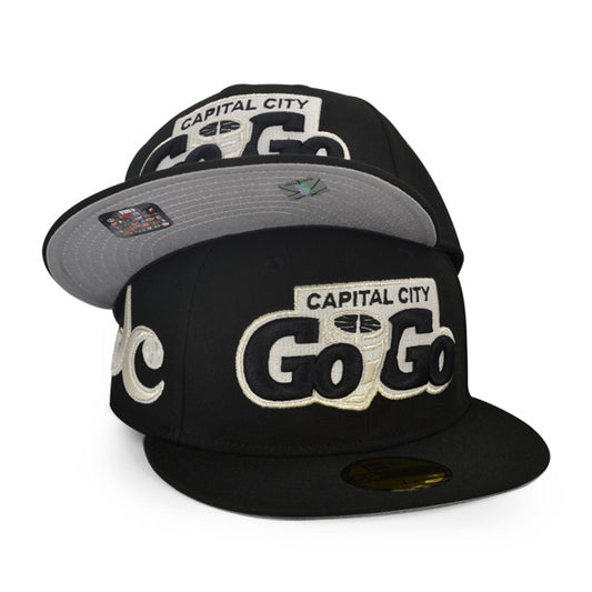 Capital City GoGo Wizards DC Exclusive New Era 59Fifty Fitted Hat - Black/Silver