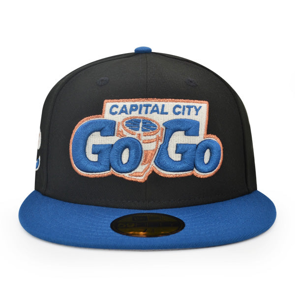 Capital City GoGo Wizards DC Exclusive New Era 59Fifty Fitted Hat - Black/Seashore Blue