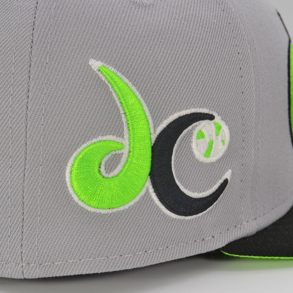 Capital City GoGo Wizards DC Exclusive New Era 9fifty Snapback Hat - Gray/Lime Shock