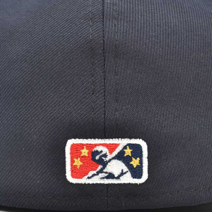 Fredericksburg Nationals MILB Exclusive New Era 59Fifty Fitted Hat - Navy/Pinky UV