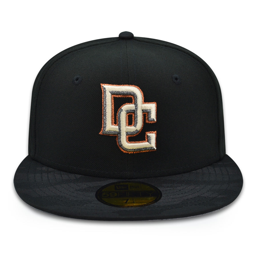 Washington Nationals DC Camo Brim Exclusive New Era 59Fifty Fitted Hat - Black/Urban Camo
