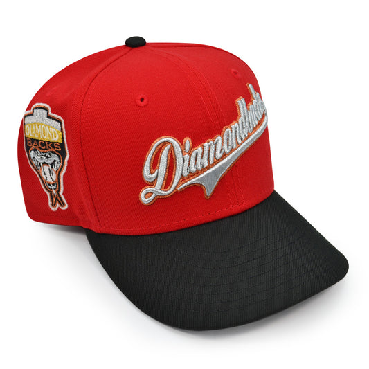 🚨PRE-ORDER ONLY🚨SHIPPING MID TO LATE JULY 2024: Arizona Diamondbacks 1998 INAUGURAL SEASON Exclusive New Era 59Fifty Fitted Hat - Red/Black
