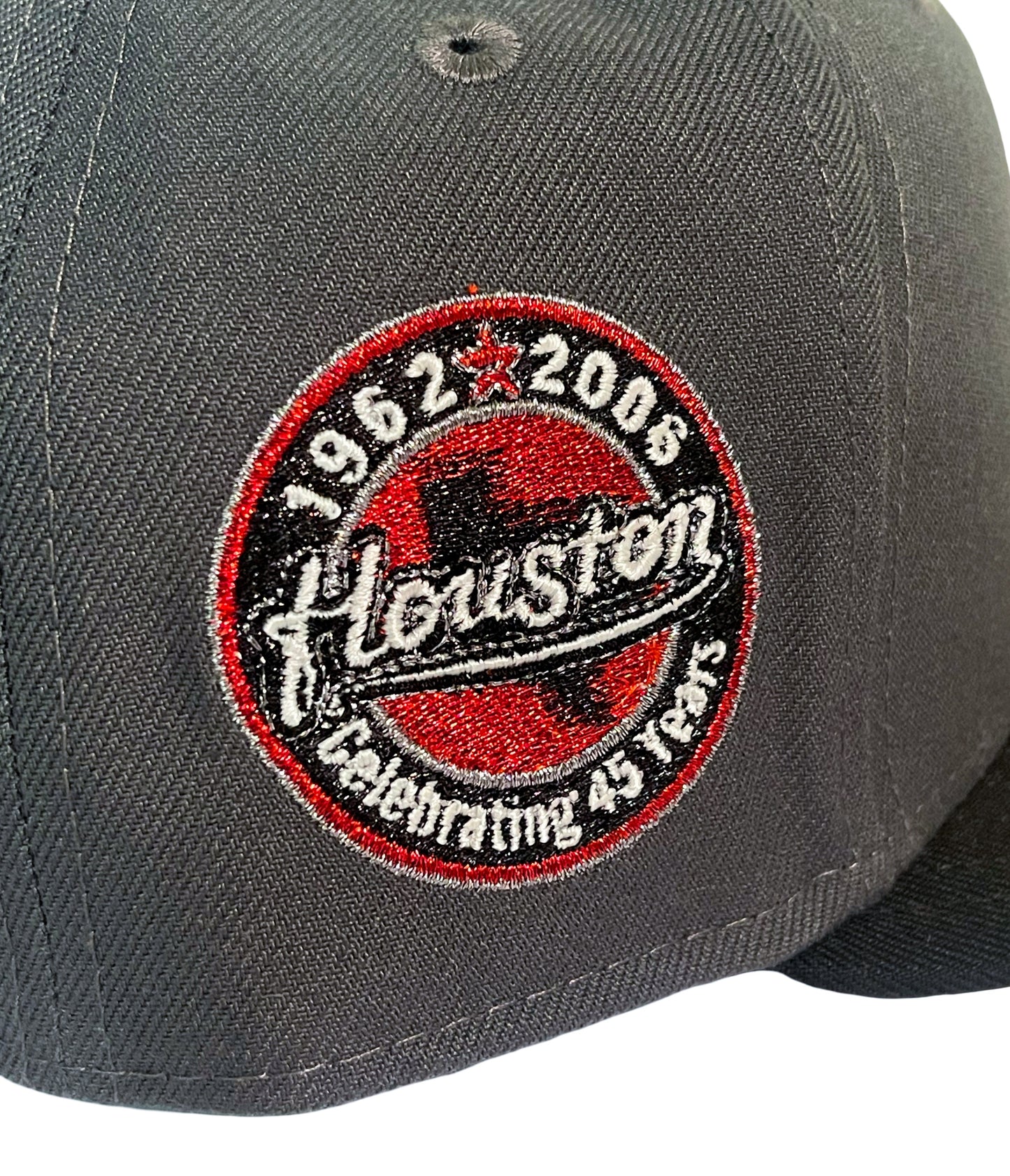 Houston Astros "THE ROCK" Exclusive New Era 59Fifty Fitted Hat - Graphite/Black