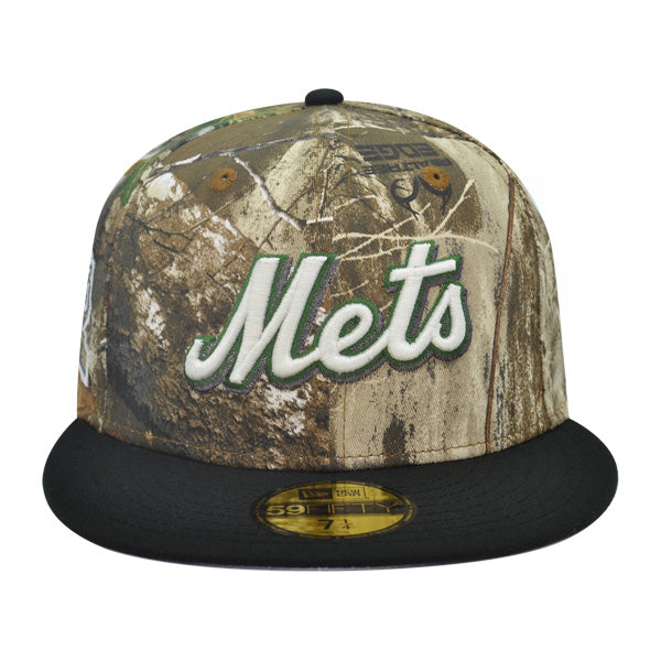 New York Mets 40th ANNIVERSARY Exclusive New Era 59Fifty Fitted Hat - Real Tree Camo/Black