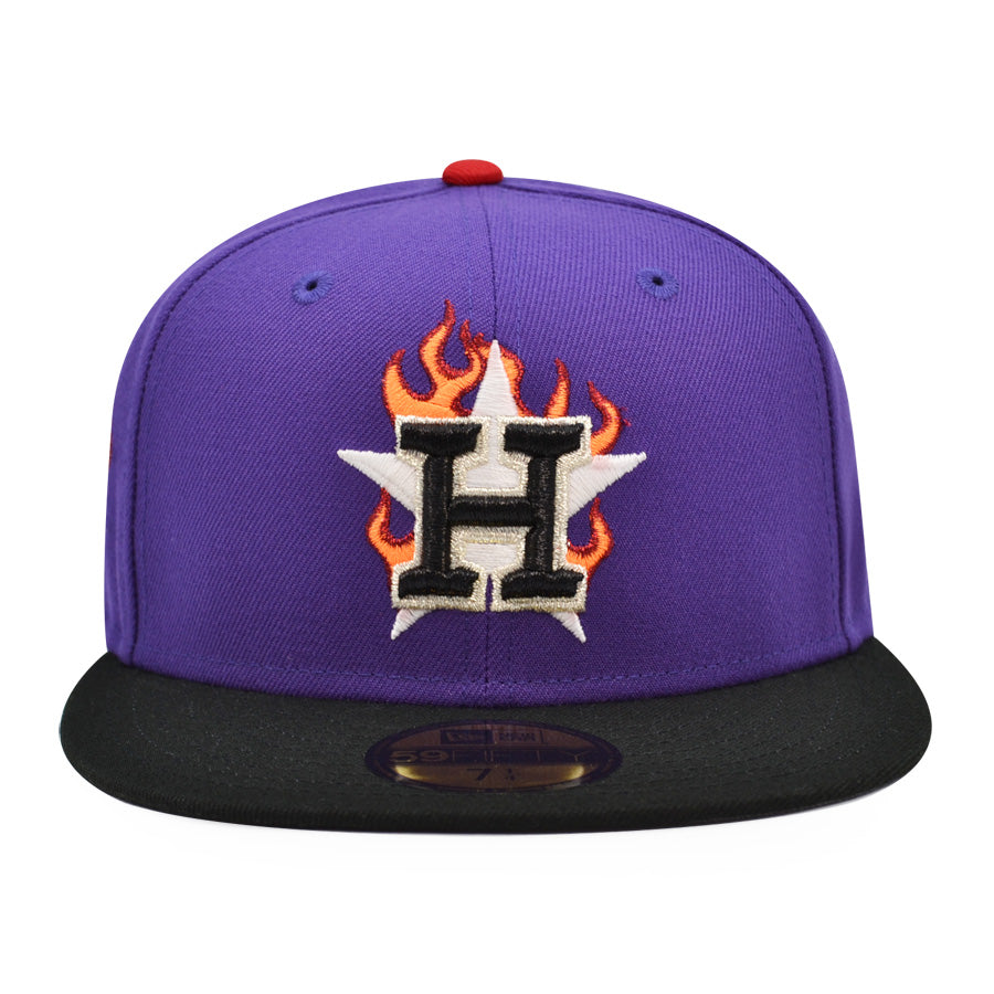 Houston Astros 2017 WORLD SERIES Exclusive New Era 59Fifty Fitted Hat - Purple/Black