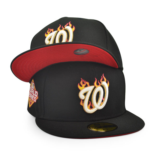 Washington Nationals 2019 WORLD SERIES Exclusive New Era 59Fifty Fitted Hat - Black