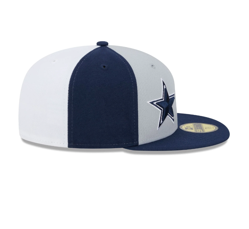 Dallas Cowboys New Era NFL 2023 On-Field 59FIFTY Fitted Hat - Gray/Navy