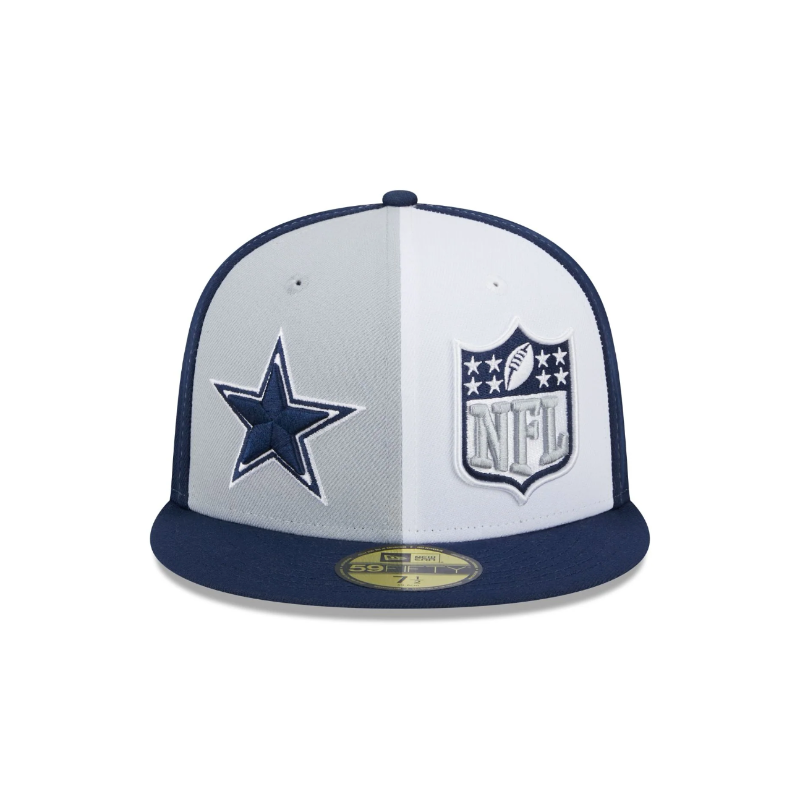 Dallas Cowboys New Era NFL 2023 On-Field 59FIFTY Fitted Hat - Gray/Navy