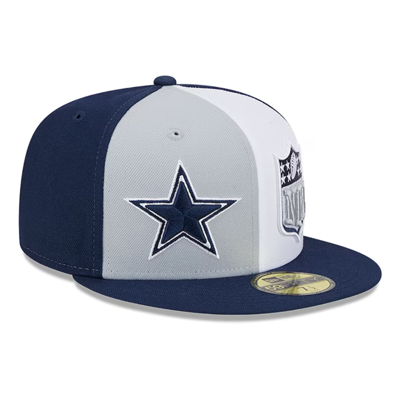 Dallas Cowboys New Era NFL 2023 On-Field 59FIFTY Fitted Hat - Gray/Navy