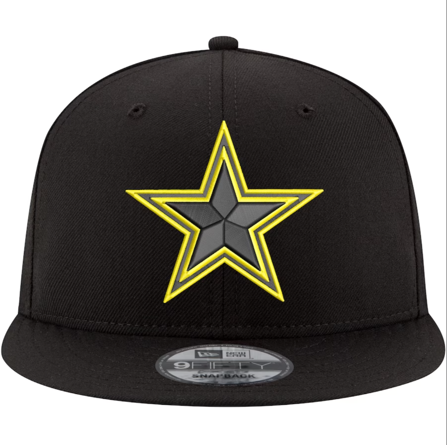 Dallas Cowboys New Era YOUTH VOLT 9Fifty Snapback Hat - Black/Volt