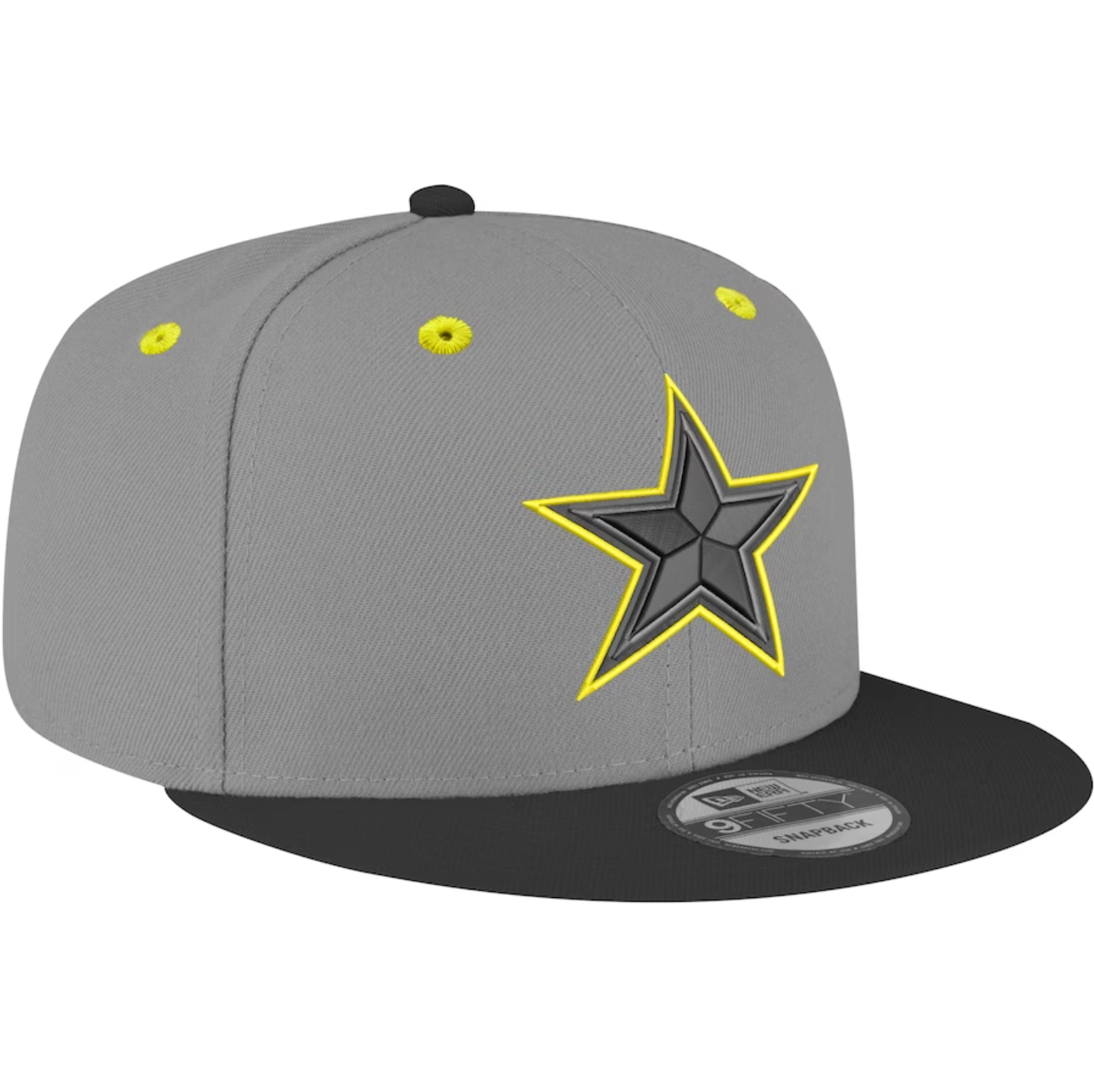 Dallas Cowboys New Era VOLT 9Fifty Snapback Hat - Gray/Black/Volt