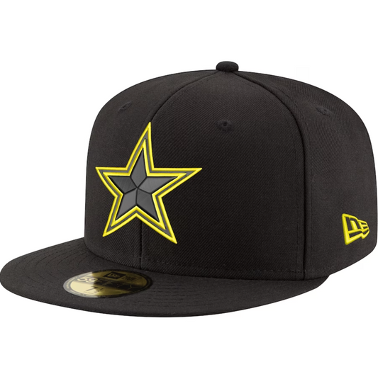 Dallas Cowboys New Era VOLT Exclusive 59Fifty Fitted Hat - Black/Volt
