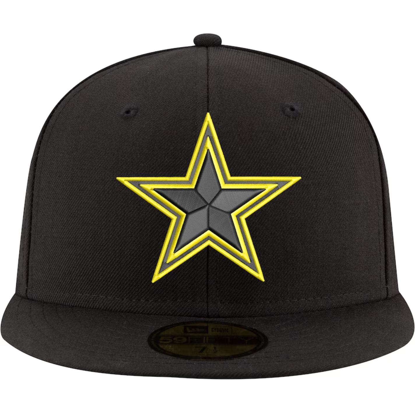 Dallas Cowboys New Era VOLT Exclusive 59Fifty Fitted Hat - Black/Volt