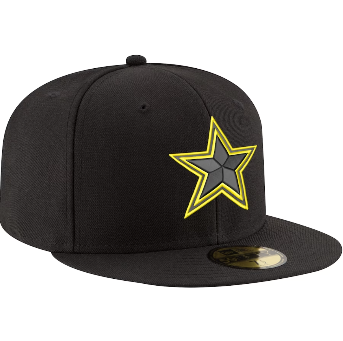 Dallas Cowboys New Era VOLT Exclusive 59Fifty Fitted Hat - Black/Volt