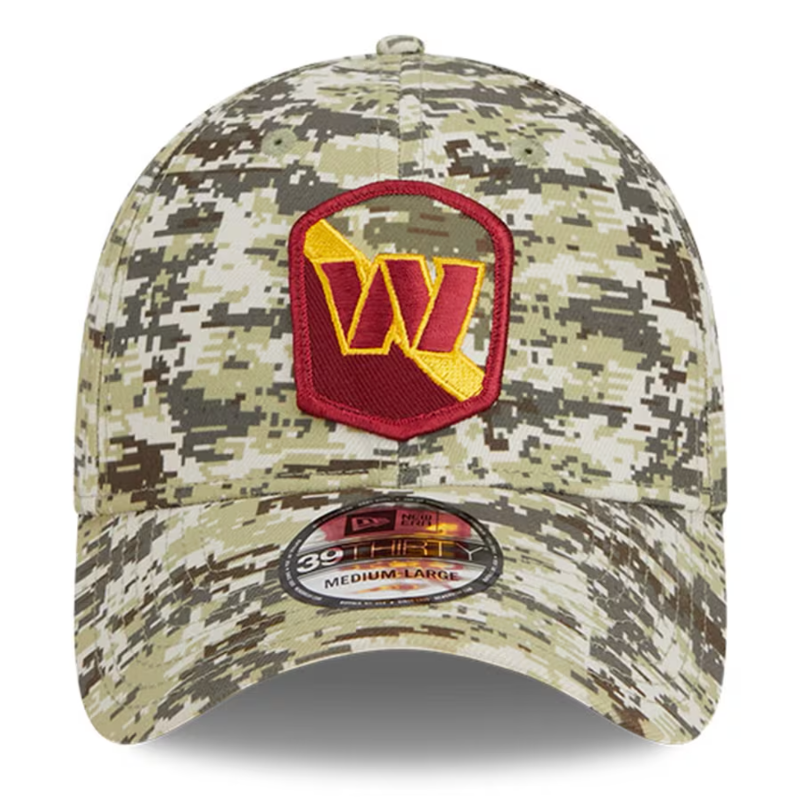 Washington Commanders New Era 2023 Salute To Service 39THIRTY Flex Hat - Camo