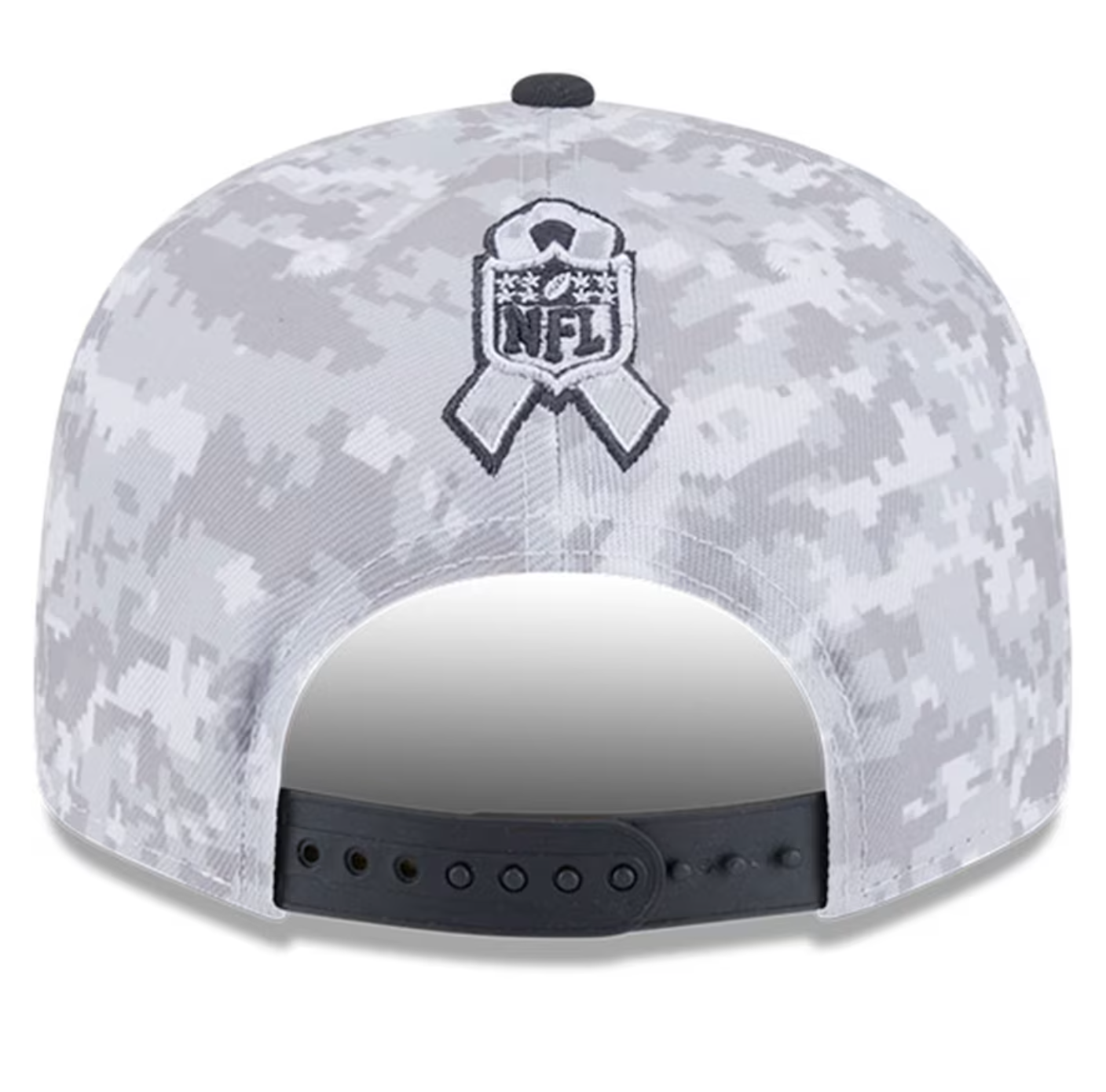 Dallas Cowboys New Era 2024 Salute To Service 9Fifty Snapback Hat - Chrome/Graphite