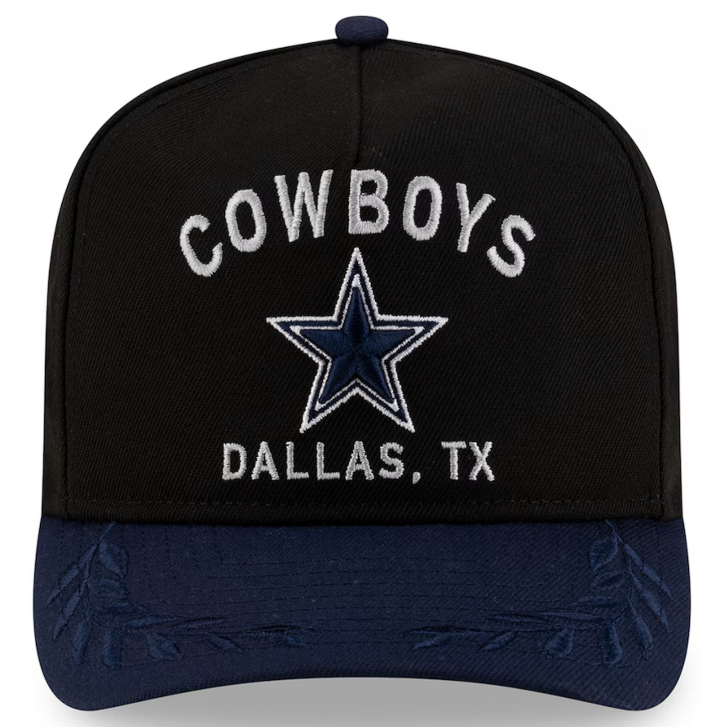 Dallas Cowboys New Era 2025 NFL Draft A-Frame 9FIFTY Snapback Hat - Black/Navy