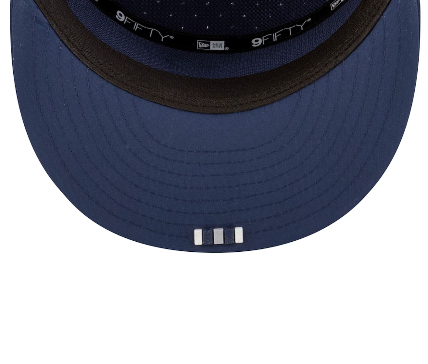 Dallas Cowboys New Era 2025 Sideline Throwback Split Panel 9FIFTY Snapback Hat - Navy