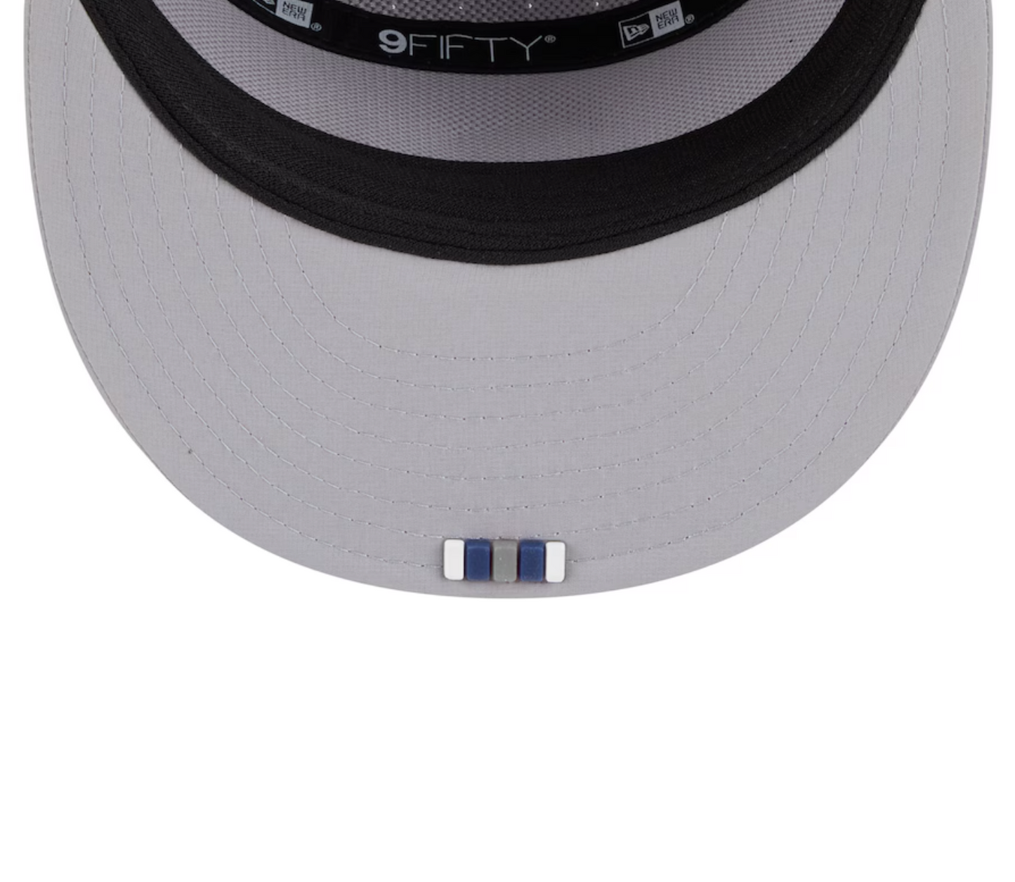 Dallas Cowboys New Era 2025 Sideline Split Panel 9FIFTY Snapback Hat - Gray
