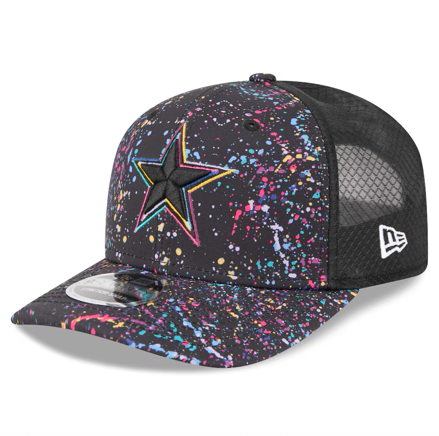 Dallas Cowboys New Era 2025 NFL Crucial Catch 9SEVENTY Adjustable Hat - Black