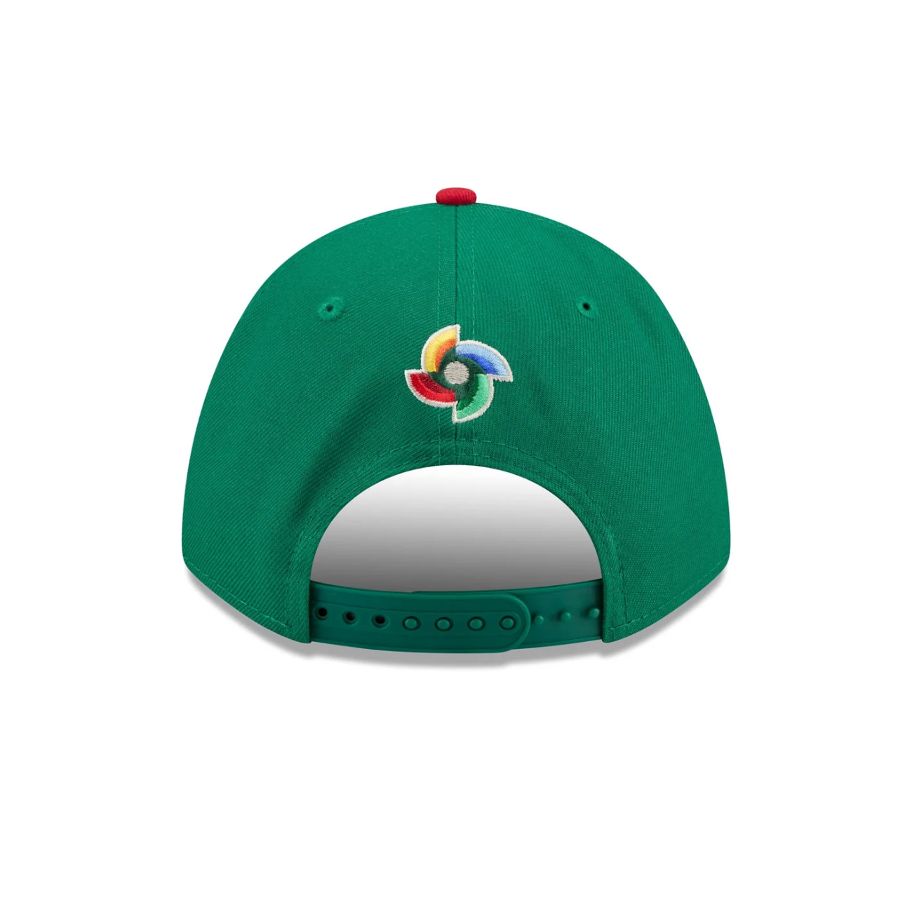 MEXICO Baseball New Era 2026 World Baseball Classic 9Forty Curved Adjustable Hat - Green/Red