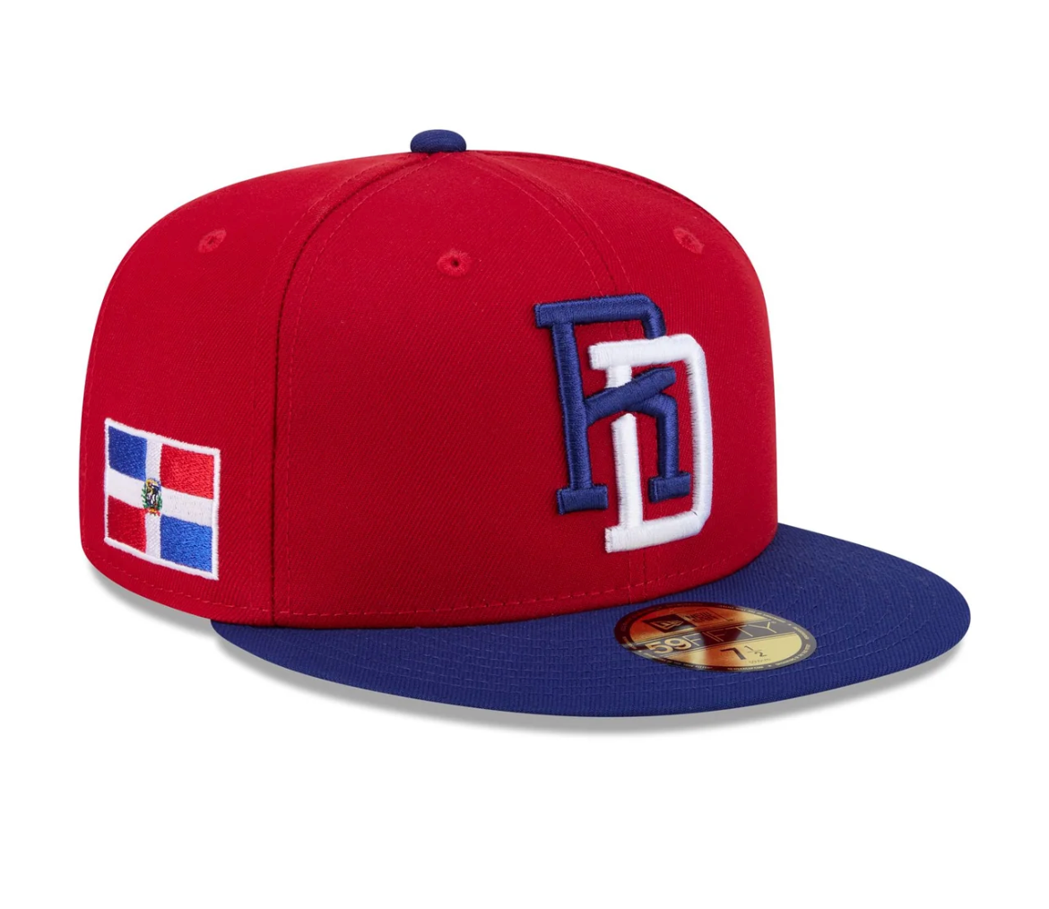 DOMINICAN REPUBLIC Baseball New Era 2026 World Baseball Classic 59FIFTY Fitted Hat - Red/Blue