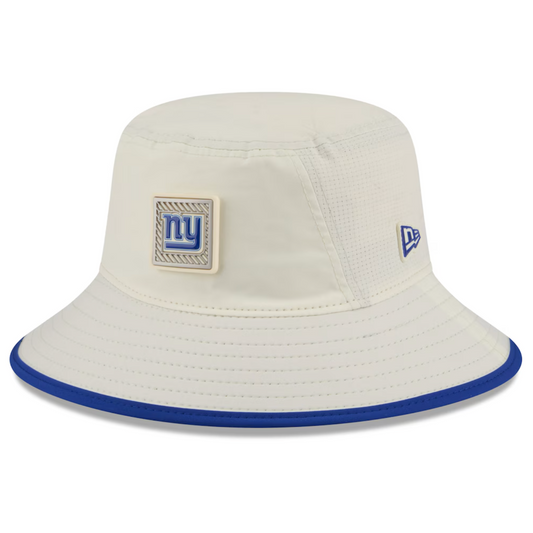 New York Giants New Era 2026 NFL Training Camp Sport Bucket Hat - Cream