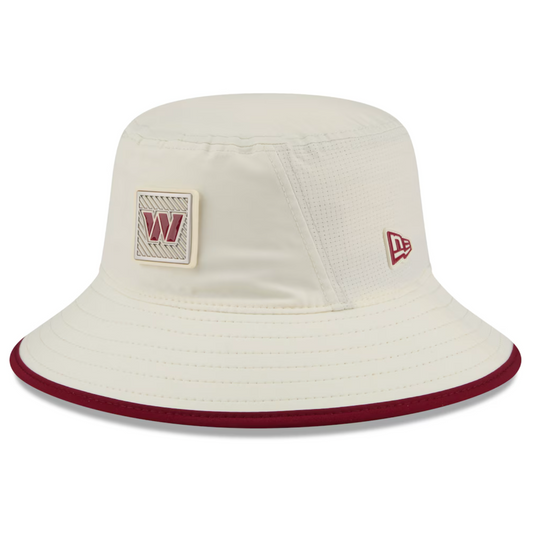 Washington Commanders New Era 2026 NFL Training Camp Sport Bucket Hat - Cream